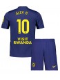 Atletico Madrid Alex Baena #10 Replika Borta Kläder Barn 2025-26 Kortärmad (+ byxor)